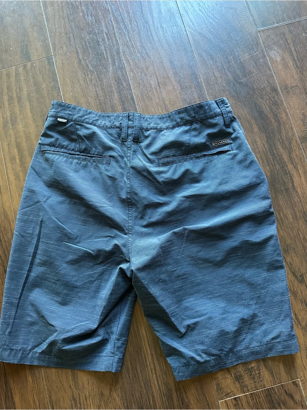 Billabong Men's Dark Blue Flat Front Shorts